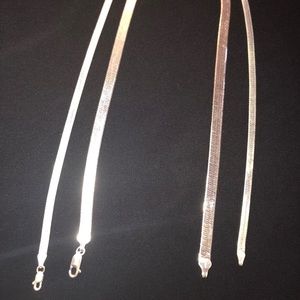 Herringbone Sterling Silver Necklace